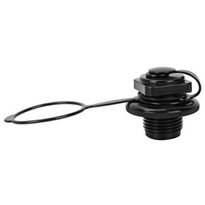 Inflatable Boat Air Valve, 23.9mm Plastic Inflatable Fishing Boat Air Valve Kayak Air Valve Inflatable Boat Replacement Air Valve Black