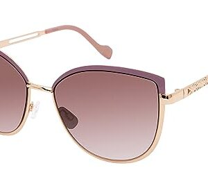 Jessica Simpson Women's J5962 Refined Metal Cat Eye Sunglasses with UV400 Protection - Glamorous Sunglasses for Women, 59mm