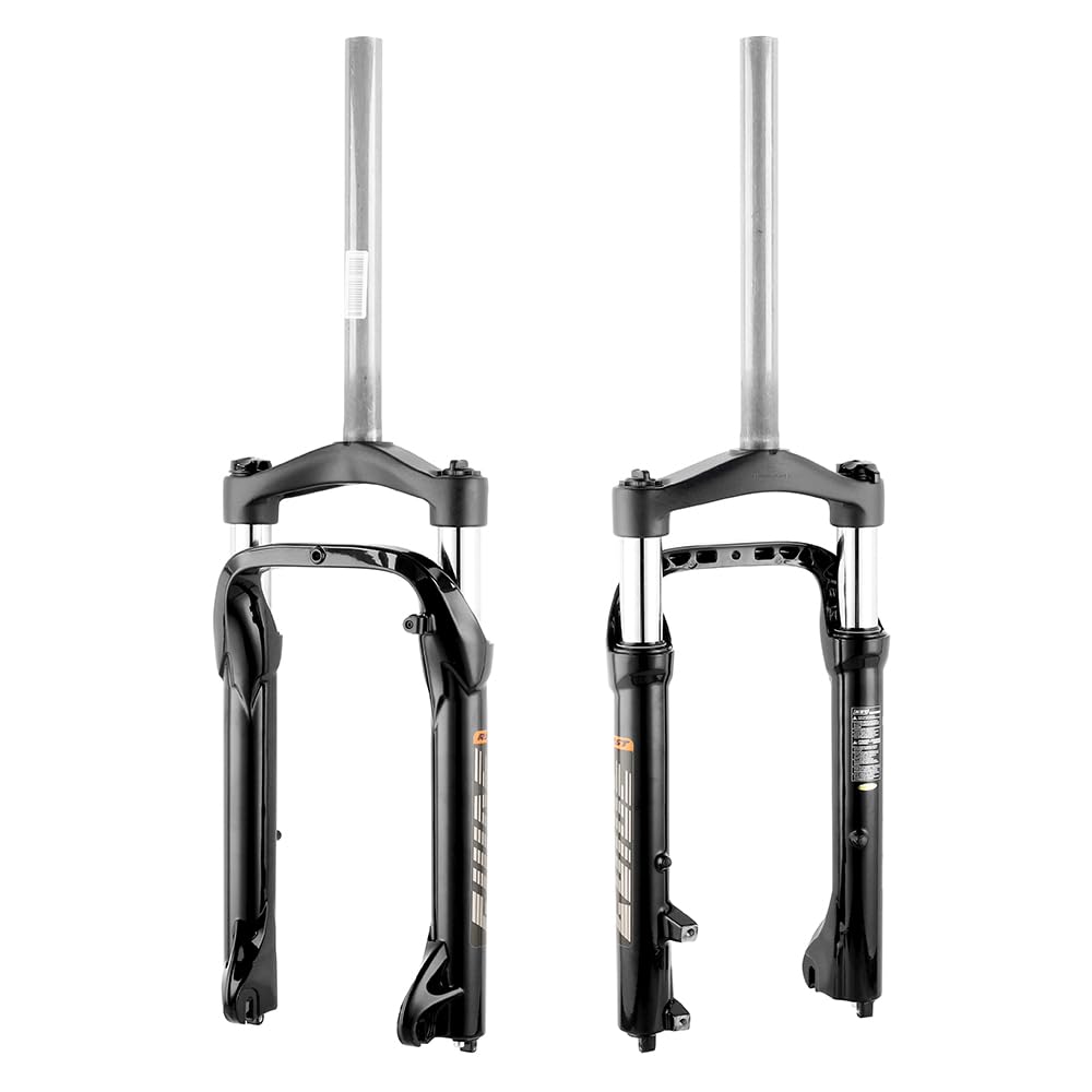 RST Syvrac Electric Bike Snow Bike 20inch Forks Aluminum Alloy for 4.0’’ tire Snow Mountain Bike Spread 135MM Bicycle Fat Suspension Fork