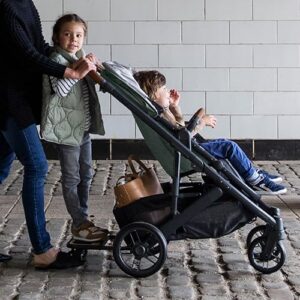 UPPAbaby PiggyBack Ride-Along Board for Cruz V2 / Quick Attachment for Children to Stand + Stroll / 55 lbs. Weight Capacity