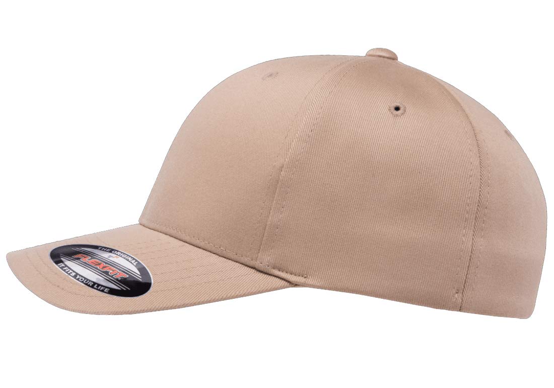 1968 1969 Ford Fairlane Hardtop Outline Design Flexfit 6277 Athletic Baseball Fitted Hat Cap Khaki L/XL