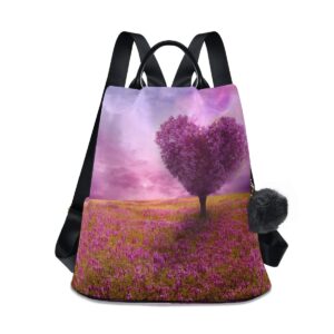 alaza tree of love backpack purse with adjustable straps for woman ladies