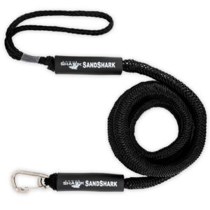 sandshark 7-14ft premium anchor bungee dock line. boat accessories bungee anchor line absorbs shock to anchors and docks w/stainless steel clip. designed for sandshark anchor.