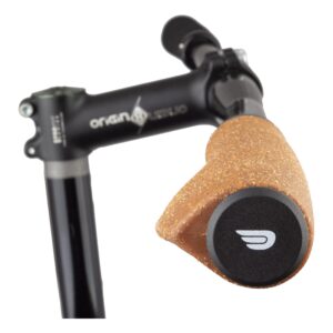 Pure Cycles Ergonomic Lock-on Cork Bicycle Handlebar Grips for Hybrid, Fitness, Touring, E-Bikes, Mountain Bikes, Soft Non-Slip-Rubber Hand Grip Comfortable Ergonomic, Cork