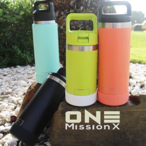 One MissionX Protective Silicone Boot for YETI 46oz 36oz 26oz 18/12oz, Owala 32oz 24oz Bottles & Yonder Water Bottles, Anti-Slip Bottom Sleeve Cover, BPA Free (Navy, Fits 26 oz)