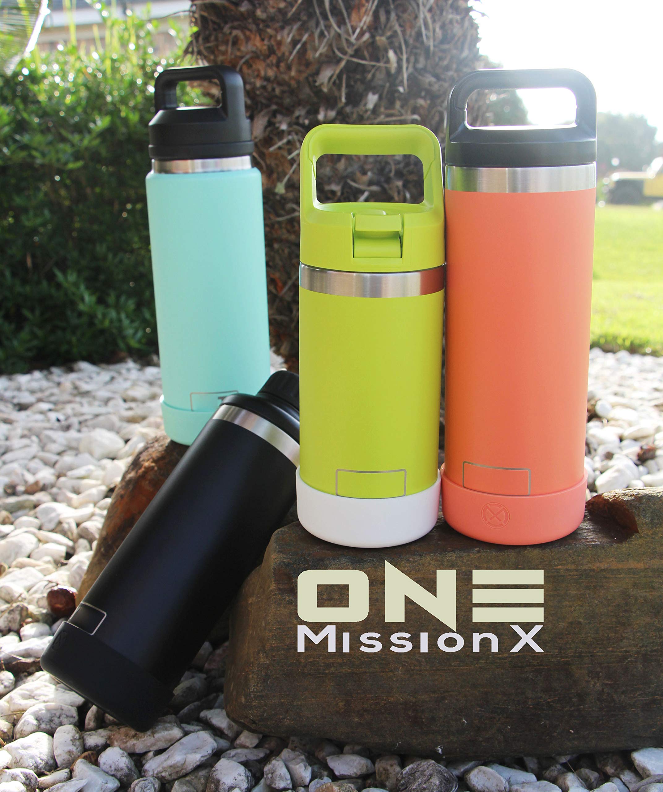 One MissionX Protective Silicone Boot for YETI 46oz 36oz 26oz 18/12oz, Owala 32oz 24oz Bottles & Yonder Water Bottles, Anti-Slip Bottom Sleeve Cover, BPA Free (Navy, Fits 26 oz)