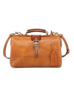 old trend genuine leather doctor satchel (chestnut)