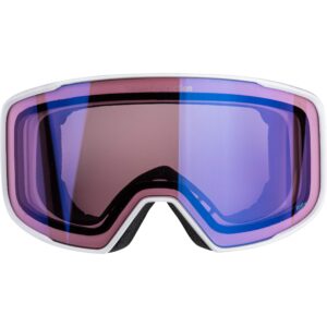 Sweet Protection Boondock RIG Snow Goggles - Snowboard and Ski Semi-Frameless Design with UV Protection and Anti-Fog Lens, RIG Light Amethyst/Satin White/White