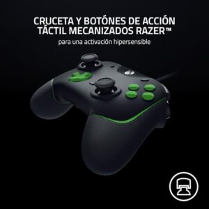 Razer Wolverine V2 Wired Gaming Controller for Xbox Series X|S, Xbox One, PC: Remappable Front-Facing Buttons - Mecha-Tactile Action Buttons and D-Pad - Trigger Stop-Switches - Black