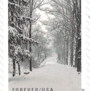 USPS Forever Stamps Winter Scenes - Book of 20 Postage Stamps