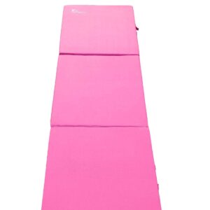 Pro-Gymnastics Gymnastics Mat 2" Thick Tri-Fold Folding Exercise Tumble Mat - with 3 Bar Leg Stretcher Flexibility Stretching Machine for Gymnastics, Yoga, Aerobics, MMA, Home Gym Exercise Workout Mat