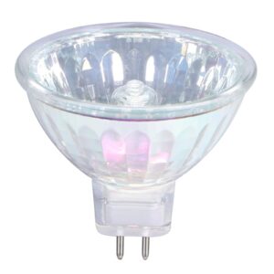 mr16 halogen bulbs 20w 12v gu5.3 spotlight 36° warm white dimmable bin-pin base 4000 hours lifetime mr16 bulbs with clear glass cover 6 pack