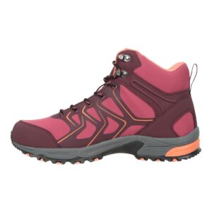 Mountain Warehouse Shadow Waterproof Womens Softshell Boots Berry Womens Shoe Size 7 US