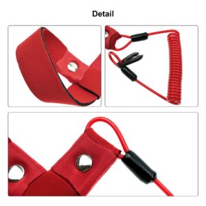 Start Stop Kill Safety Lanyard Fits for Yamaha Jet Ski WaveRunner WaveVenture WaveRaider WaveJammer WaveBlaster FX140 Replace EW2-68348-00-00, Handlebar Switch Key Floating Emergency Flameout Rope