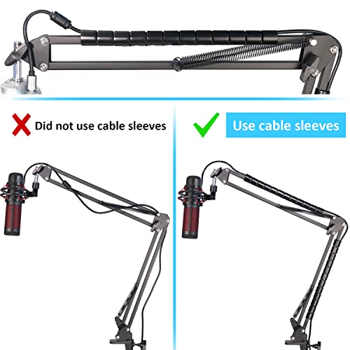 Mic Arm for HyperX QuadCast - Professional Boom Arm Compatible with HyperX QuadCast S and QuadCast Microphone, Adjustable Scissor Microphone QuadCast Boom Arm by YOUSHARES