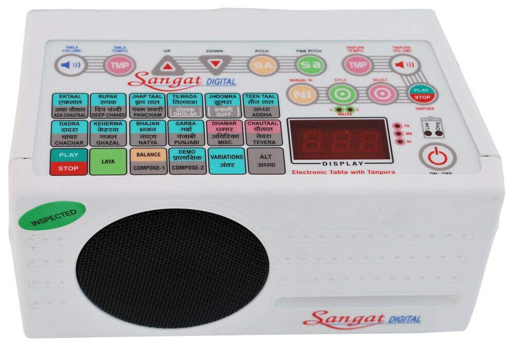 NAAD SANGAT DIGITAL ELECTRONIC TANPURA WITH TABLA MACHINE~BHAJAN~KIRTAN~YOGA~WITH BAG