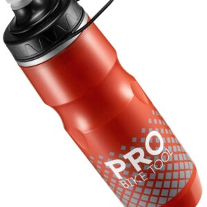 PRO BIKE TOOL Insulated Bike Water Bottle + Bicycle Water Bottle Bundle - for Road or Mountain Bikes