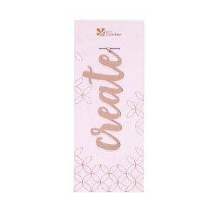 Erin Condren Designer Desk Accessories - Metal Bookmarks - Create Rose Gold Plated Metal Bookmark, Measuring 4.75” x 3”, Adds Fashion and Function to Any Book