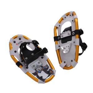 Chinook 80001 Trekker Junior Snowshoes, Gold, 14"" x 7"""