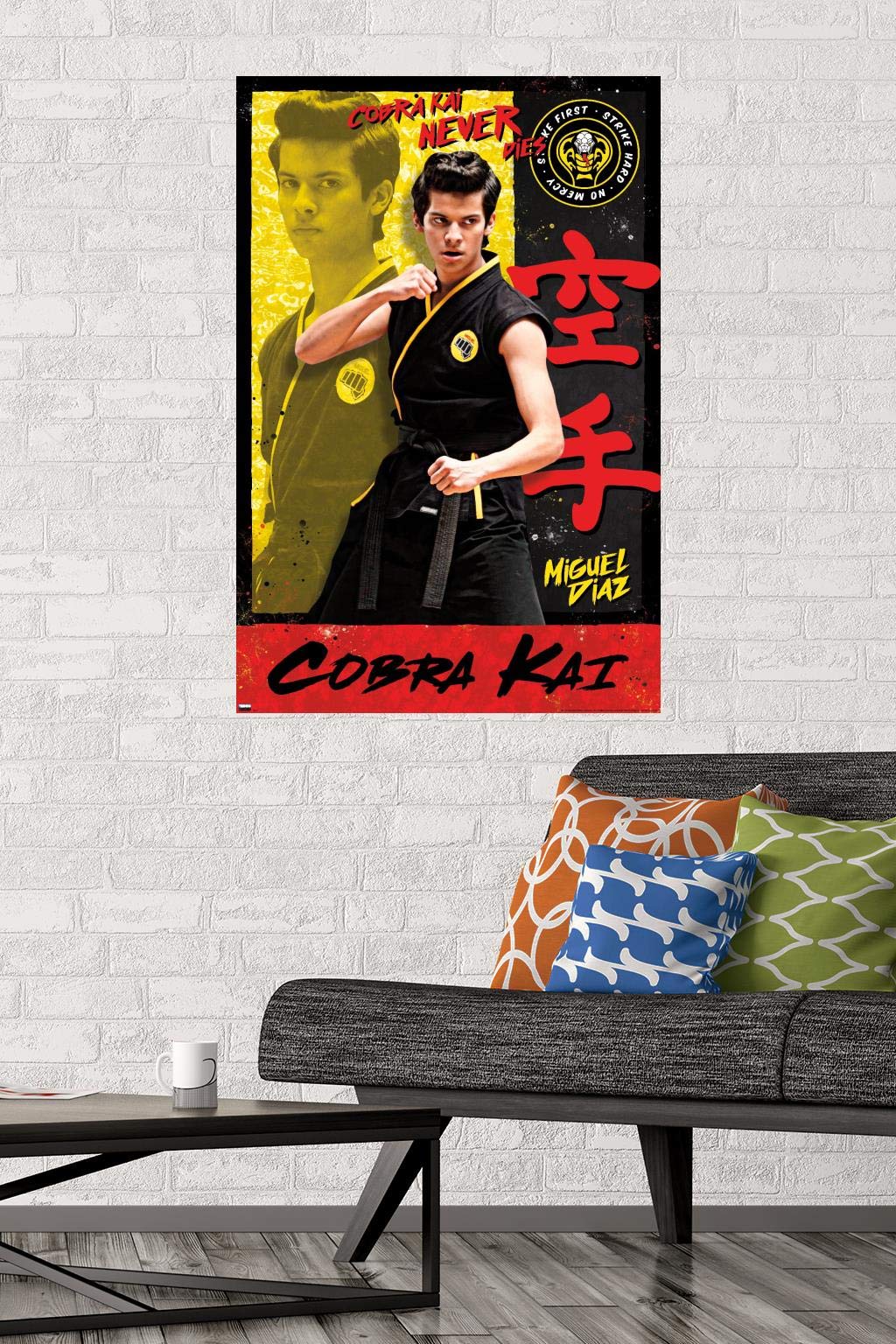 Trends International Cobra Kai - Miguel Wall Poster, 22.37" x 34.00", Unframed Version