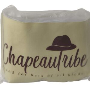 CHAPEAU TRIBE Premium Cowboy Hat Cover - Vinyl Transparent Cowboy Hat Protector from Dust & Rain (Clear Vinyl, X-Large)