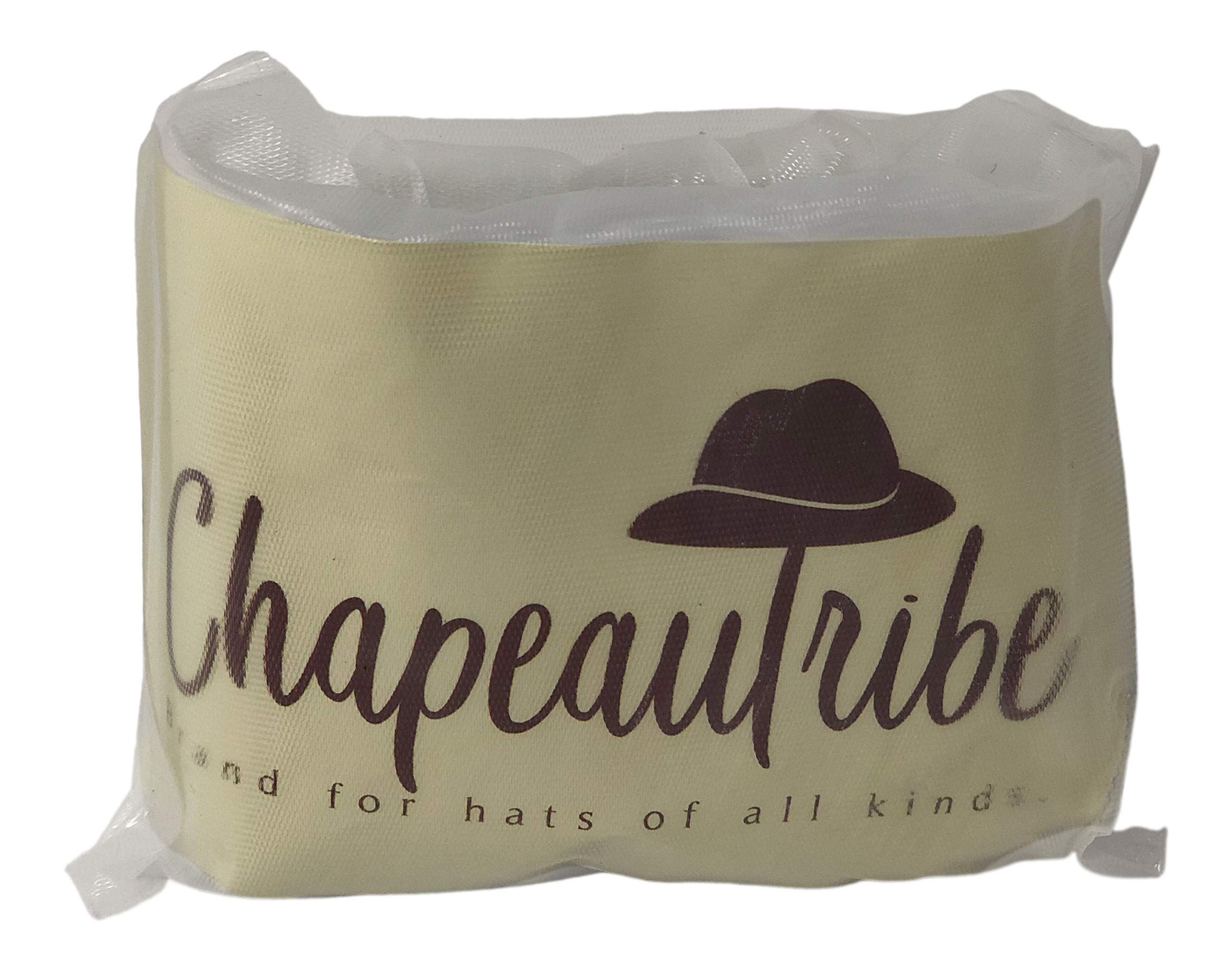 CHAPEAU TRIBE Premium Cowboy Hat Cover - Vinyl Transparent Cowboy Hat Protector from Dust & Rain (Clear Vinyl, X-Large)