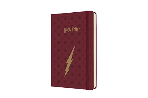 Moleskine Limited Edition Harry Potter 12 Month 2022 Daily Planner, Hard Cover, Large (5" x 8.25"), Bordeaux Red