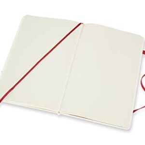 Moleskine Limited Edition Hello Kitty Notebook, Hard Cover, Large (5" x 8.25") Plain/Blank, White, 240 Pages