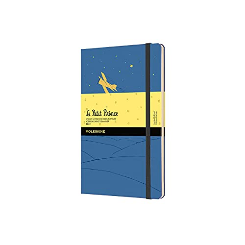 Moleskine Limited Edition Le Petit Prince 12 Month 2022 Weekly Planner, Hard Cover, Large (5" x 8.25"), Landscape