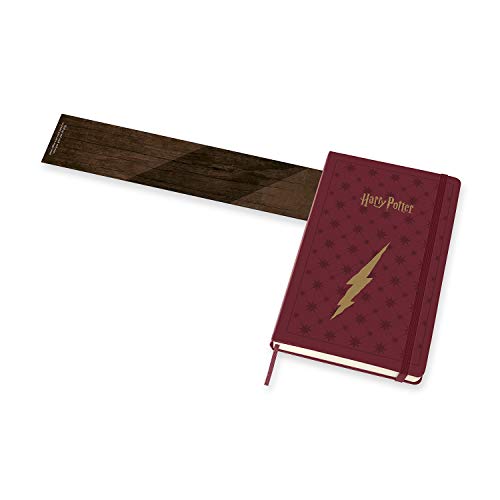 Moleskine Limited Edition Harry Potter 12 Month 2022 Daily Planner, Hard Cover, Large (5" x 8.25"), Bordeaux Red