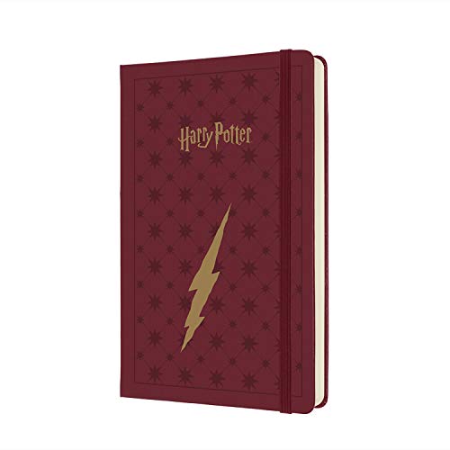 Moleskine Limited Edition Harry Potter 12 Month 2022 Daily Planner, Hard Cover, Large (5" x 8.25"), Bordeaux Red