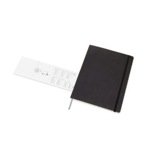 Moleskine Classic 18 Month 2021-2022 Weekly Planner, Soft Cover, XL (7.5" x 9.75"), Black