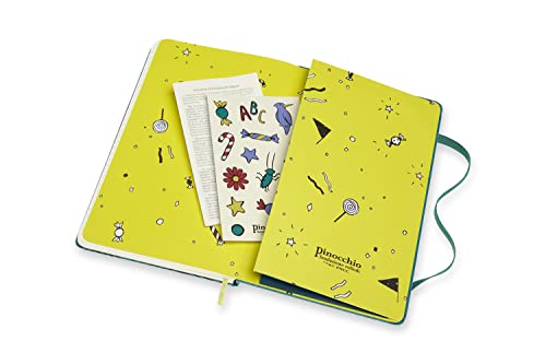 Moleskine Limited Edition Pinocchio Notebook, Hard Cover, Large (5" x 8.25") Ruled/Lined, The Dogfish, 240 Pages