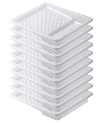 Bates- Paint Tray Liner, 9 Inch, 10 Pack, Paint Roller Tray, Disposable Plastic Paint Trays, Paint Pans Trays, Paint Supplies for House Painting, Roller Tray