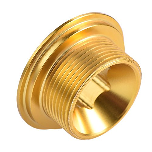 Yosoo Health Gear Crank Arm Fixing Bolt, Crank Bolt, Aluminum Alloy Crank Fixing Bolt for Road Bike Mountain Bike 5 Colors Optional(Gold)