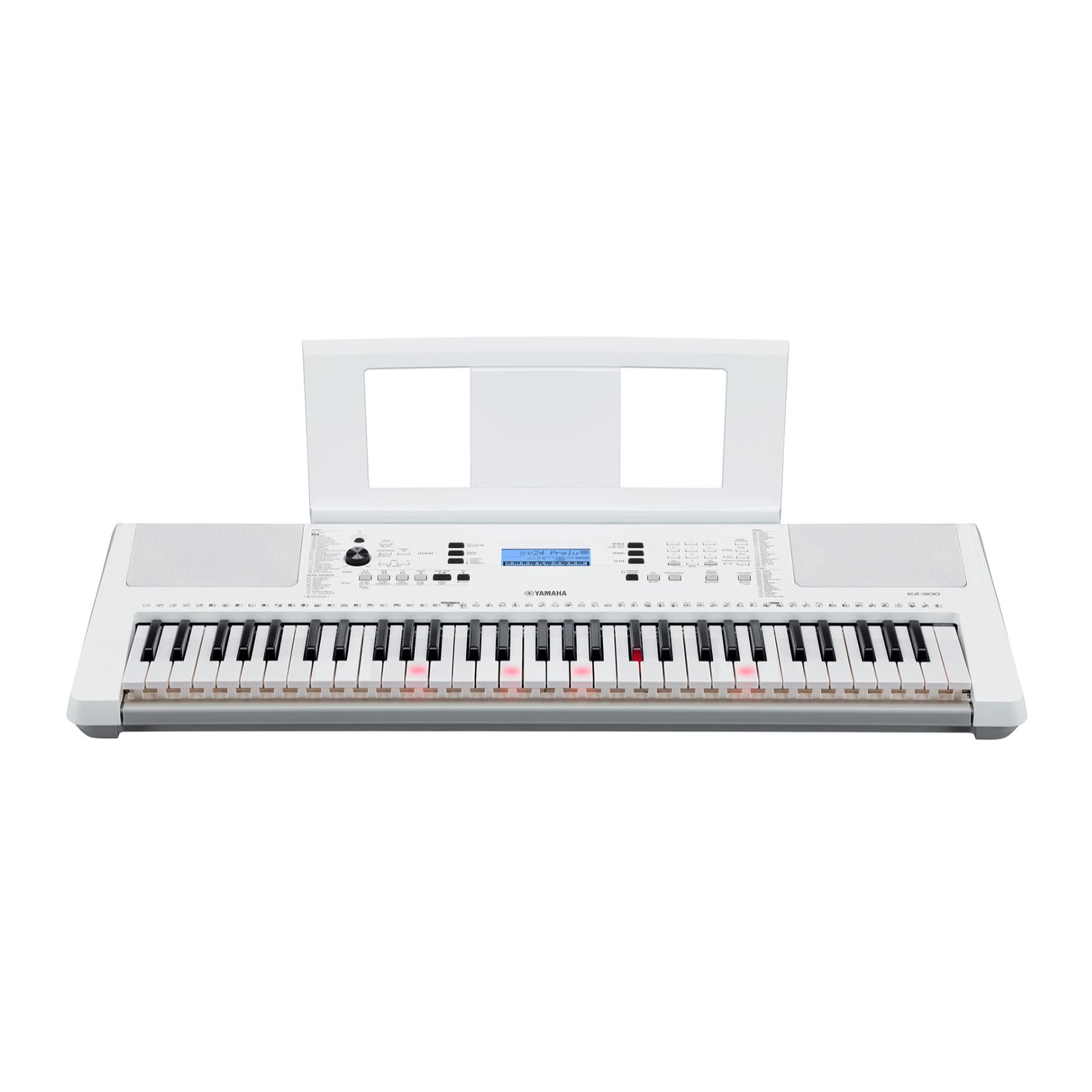 Yamaha EZ300 61-Key Portable Keyboard with Lighted Keys (Power Adapter sold separately)