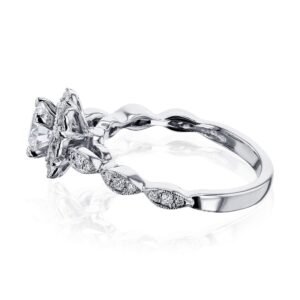 Kobelli Moissanite The Floral Spring Ring - 7.0 / Forever One D-E-F