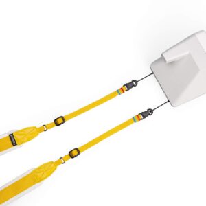 Polaroid Camera Strap Flat – Yellow Stripe