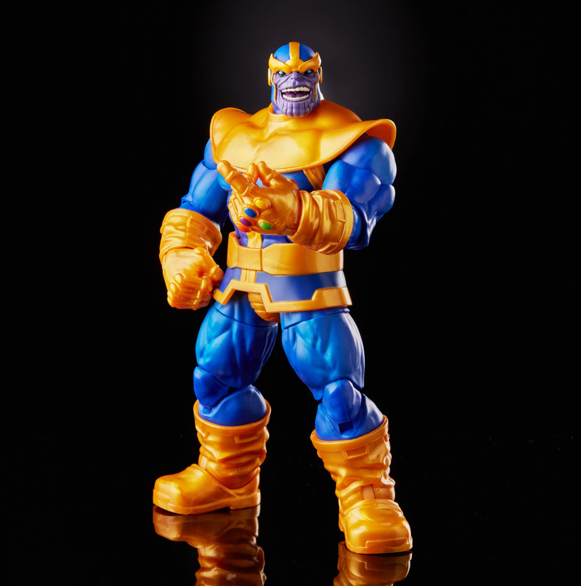 Marvel Hasbro Legends Series 6-inch Collectible Action Figure Thanos Toy, Premium Design and 3 Accessories , Blue