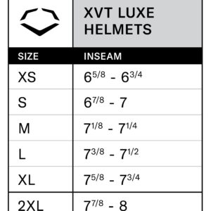 EvoShield XVT™ Luxe Fitted Batting Helmet with Softball Facemask - Black, X-Large