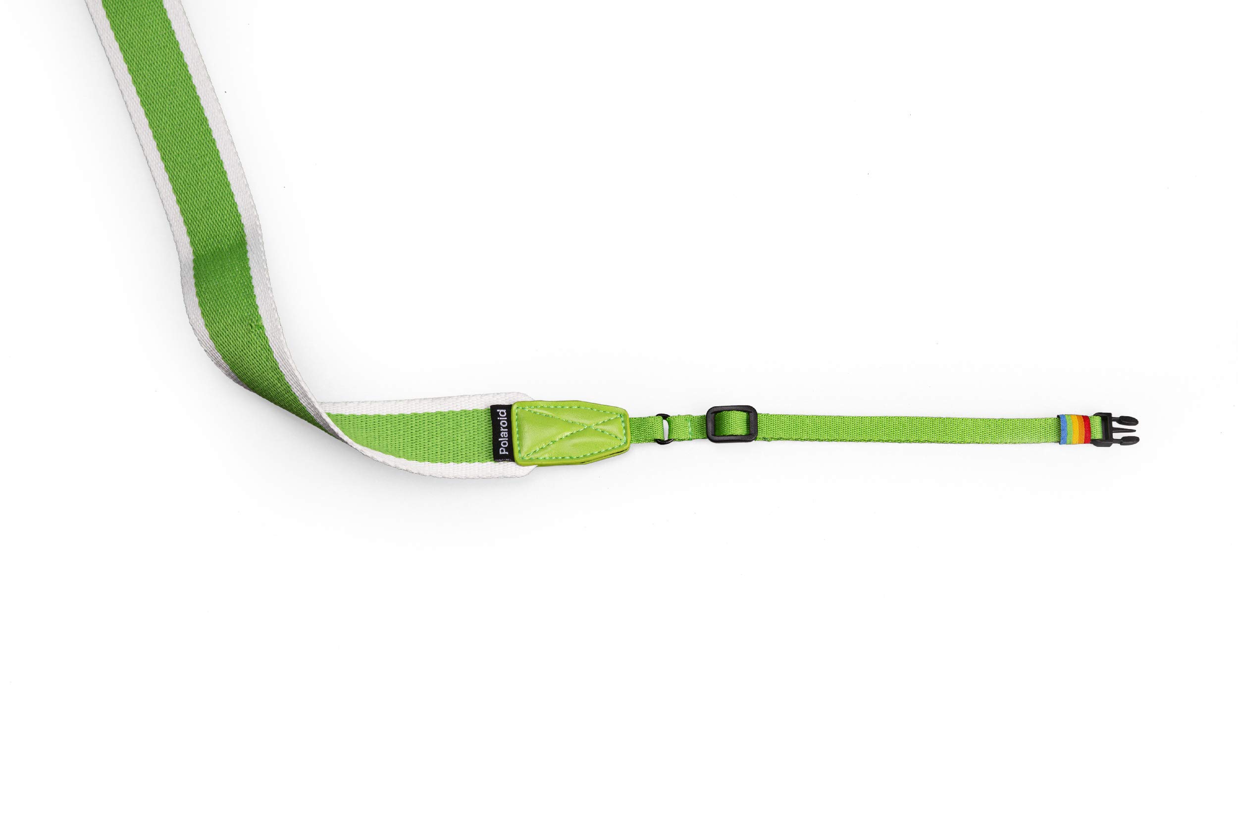 Polaroid Camera Strap Flat – Green Stripe