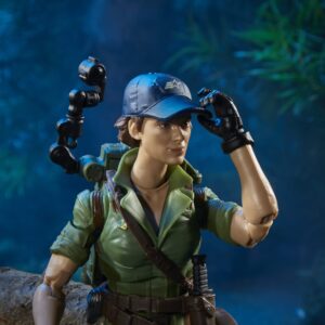 G. I. Joe Hasbro Classified Series Lady Jaye Action Figure 25 Collectible Premium Toy with Multiple Accessories 6-Inch Scale with Custom Package Art , Green