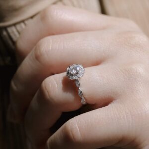 Kobelli Moissanite The Floral Spring Ring - 7.0 / Forever One D-E-F