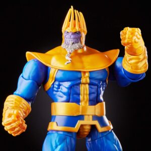 Marvel Hasbro Legends Series 6-inch Collectible Action Figure Thanos Toy, Premium Design and 3 Accessories , Blue