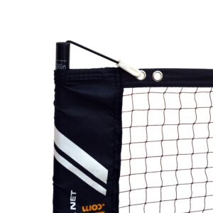 PickleballCentral Rally Portable Light Pickleball Net - 20 Foot Lightweight Portable Pickleball Net and Frame - Regulation Height - Easy Set-Up, Steel Tube Frame, Net Carry Bag