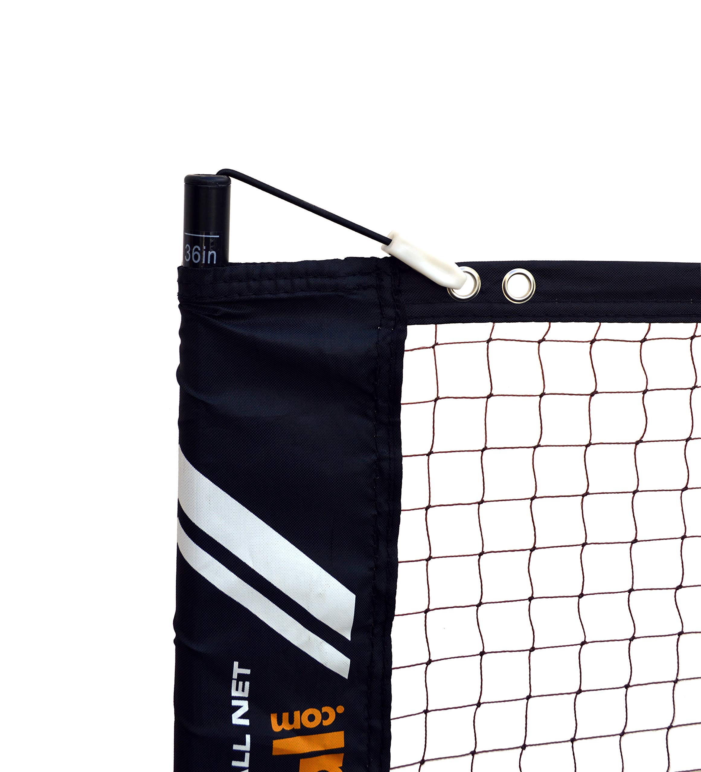 PickleballCentral Rally Portable Light Pickleball Net - 20 Foot Lightweight Portable Pickleball Net and Frame - Regulation Height - Easy Set-Up, Steel Tube Frame, Net Carry Bag