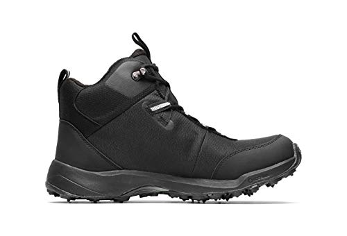 Icebug Mens Speed2 BUGrip Hiking Boot with Carbide Studded Traction Sole, Black, 09.0