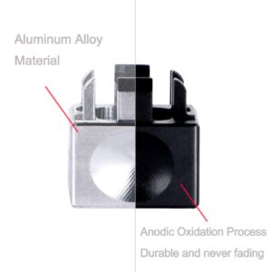 Aluminum Alloy Switch Opener with Keycap Puller for Cherry MX Switches – Black