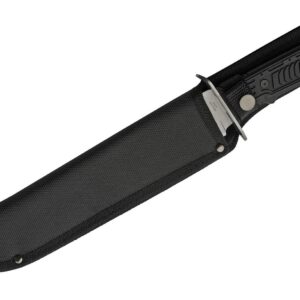 SZCO Supplies 15" Outdoor Survival Silver Tech Bowie Blade Knife, 211515-SL