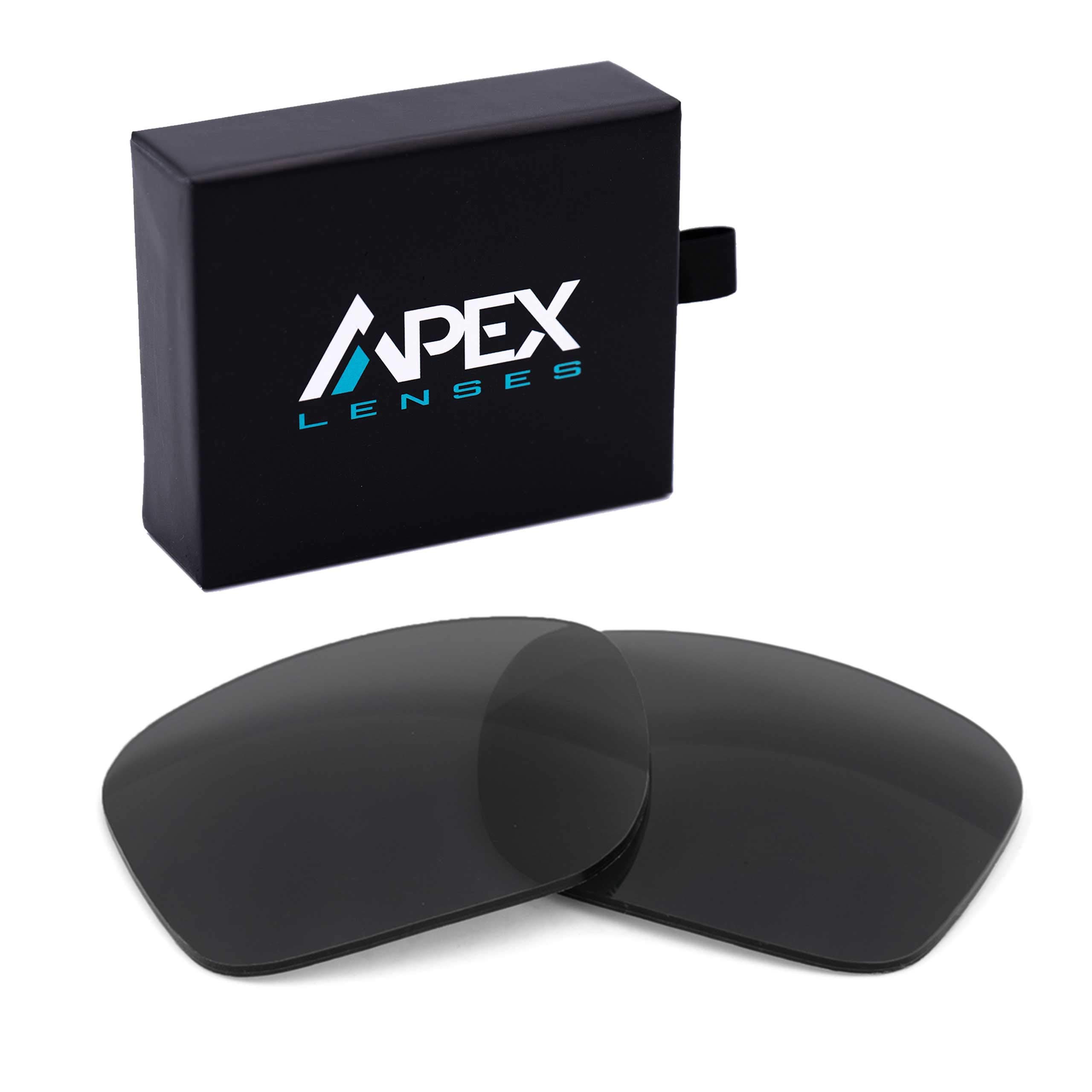 Polarized Replacement Lenses for Quay Barnun Sunglasses - By APEX Lenses (Black)